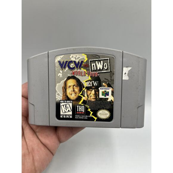WCW vs. NWO World Tour (Nintendo 64, N64, 1997) Authentic, Tested - Picture 2 of 7